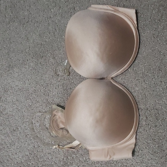 Victoria's Secret Very Sexy nude beige strapless bra 34C - Picture 1 of 4